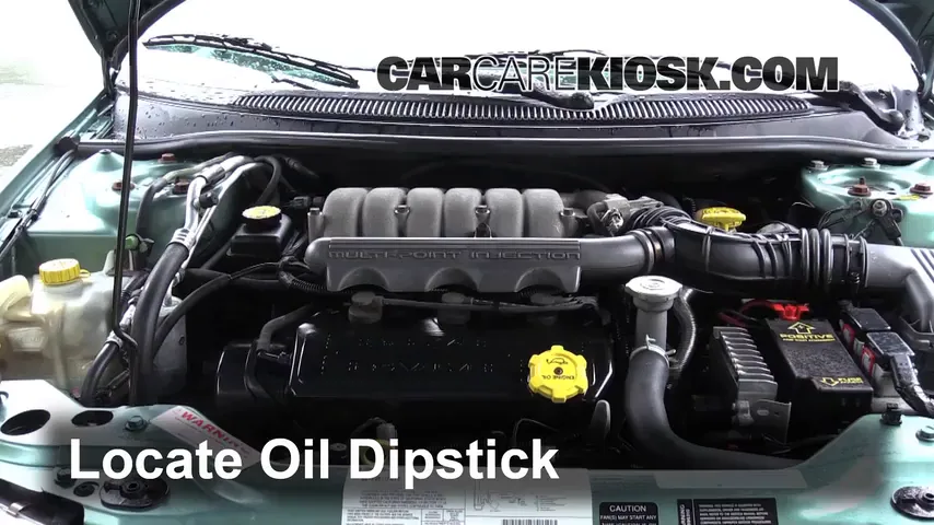 1998 Chrysler Cirrus LXi 2.5L V6 Oil Check Oil Level
